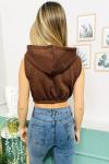 138976 Kapsonlu Crop Sweatshirt